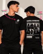 Camiseta Personalizada Girlfriend Boyfriend com Fotos e Nome - Imagem 2