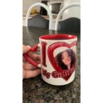 Caneca Alça Coração Personalizada Com Foto - I love My Boyfriend ou my girlfriend