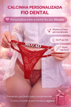 Calcinha Sensual Personalizada com Nome💖