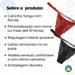 Calcinha Sensual Personalizada com Nome💖 - Imagem 5
