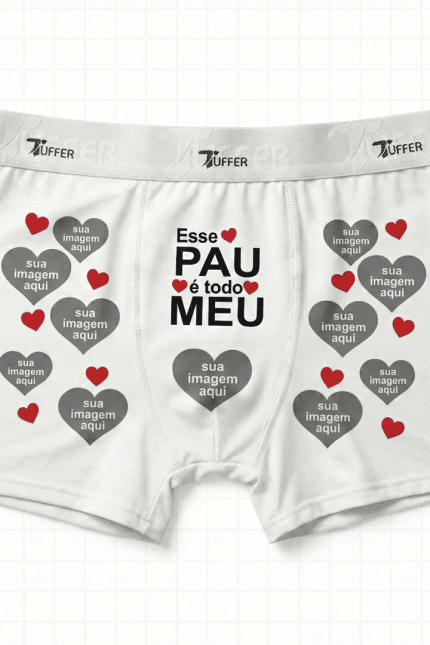 Cueca Personalizada com Foto Esse Pau é todo meu 😏