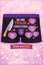 Cueca Personalizada com Foto ❤️ - Imagem 9