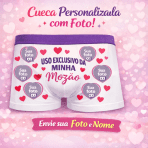 Cueca Personalizada com Foto da Mozão 😏