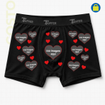 Cueca Personalizada Corações e Fotos ❤️ - Imagem 4