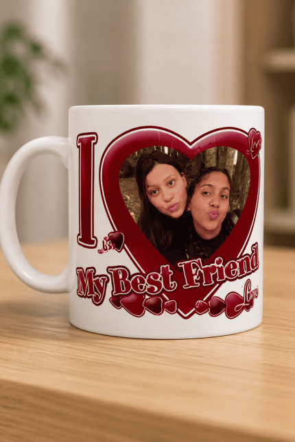 Caneca Presente Melhor Amiga com Foto 💖