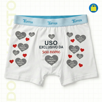 Cueca Personalizada com Foto e Nome😏