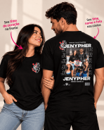 Kit Casal 2 Camisetas Personalizadas com Foto, Nome e Time - Imagem 2