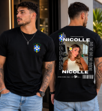 Camiseta Personalizada Brasil com Foto – Suas Duas Paixões 🇧🇷❤️
