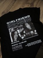 Camiseta Personalizada Girlfriend Boyfriend com Fotos e Nome - Imagem 3