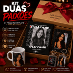 Kit Personalizado Time do Coração com Foto e Nome