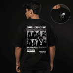 Camiseta Personalizada Girlfriend Boyfriend com Fotos e Nome