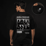 Camiseta Personalizada Girlfriend Boyfriend com Fotos e Nome