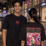 Camiseta Homem-Aranha e Spider-Girl para Casal Heróis para Namorados
