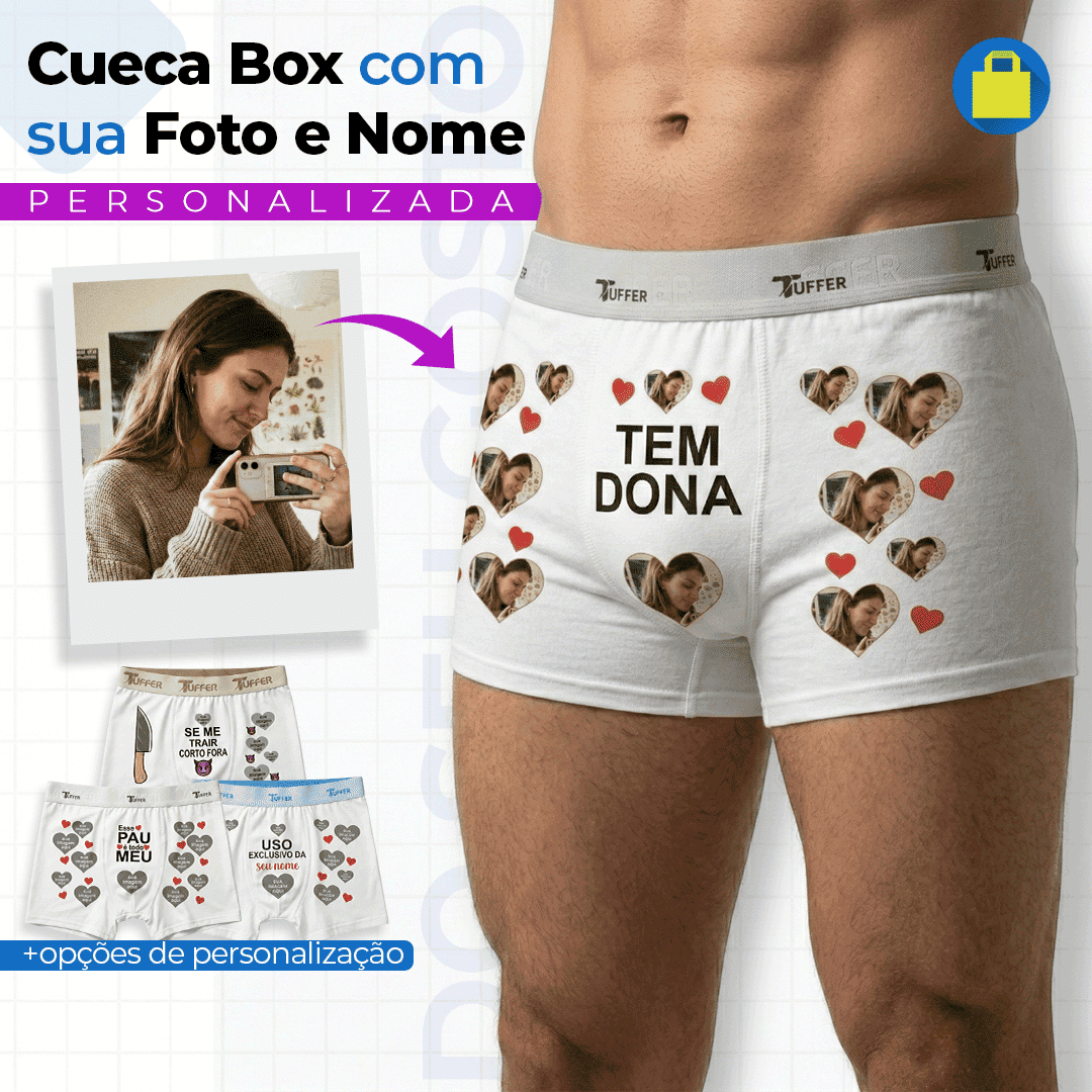 Cueca Personalizada da Mozão Print