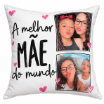 Almofada Personalizada para Mãe com Fotos – Presente Dia das Mães