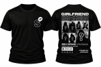 Camiseta Personalizada Girlfriend Boyfriend com Fotos e Nome