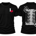Camiseta Personalizada Olhar Apaixonado – Foto dos Olhos + Nome