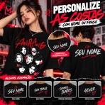 Camiseta Personalizada com seu nome Arirang Tuor BTS Kpop - Imagem 2