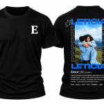 Camiseta Personalizada com Foto, Nome e  Mensagem de Amor