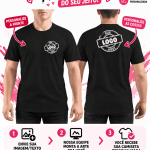 Camiseta Personalizada com Foto, Frase ou Logo Crie Sua Própria Estampa